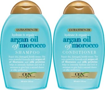 Coles Ogx extra strength shampoo or conditioner 385ml offer