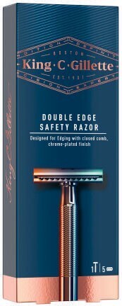 Coles Gillette king c double edge razor kit 1 pack offer