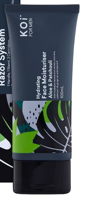Coles Koi for men hydrating face moisturiser 100ml offer