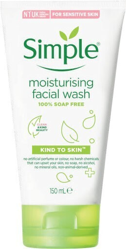Coles Simple kind to skin moisturising facial wash 150ml offer
