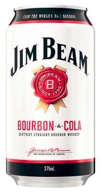 Coles Jim beam white & cola cans 10x375ml offer