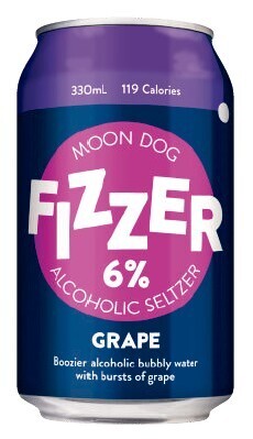 Coles Moon dog fizzer seltzer 6% cans 10x330ml offer