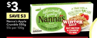 Ritchies Nanna's Apple Crumble 550g offer