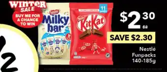 Ritchies Nestle Funpacks 140-185g offer