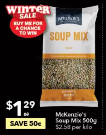 Ritchies McKenzie's Soup Mix 500g offer