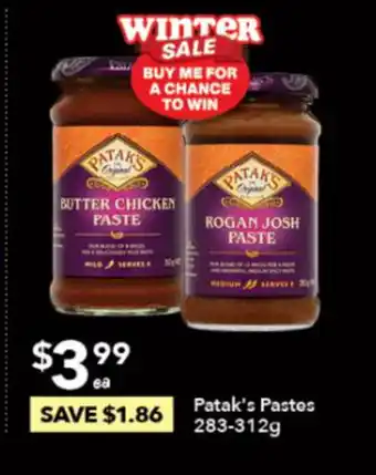 Patak's Pastes 283-312g