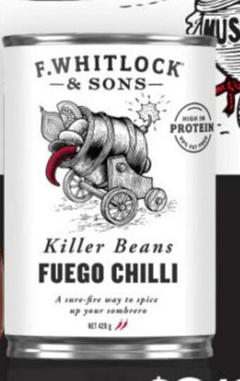 Ritchies F.Whitlock & Sons Killer Beans 420g offer