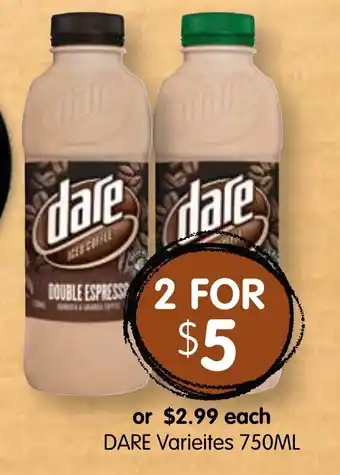 Spudshed Dare Varieties offer