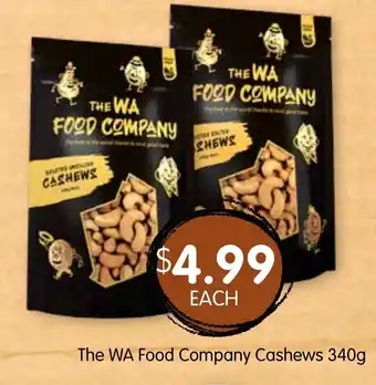 Spudshed The WA Food Company Cashews 340g offer