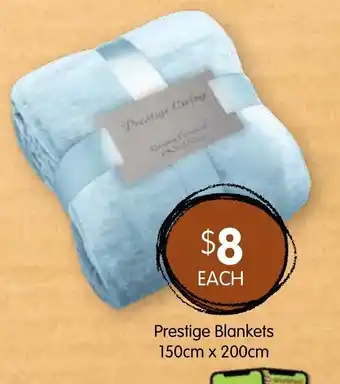 Prestige Blankets 150cm x 200cm