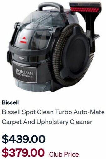SuperCheap Auto Bissell Spot Clean Turbo Auto-Mate Carpet And Upholstery Cleaner offer