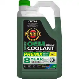 SuperCheap Auto Penrite Green Long Life Anti Freeze / Anti Boil Premix Coolant - 5L offer
