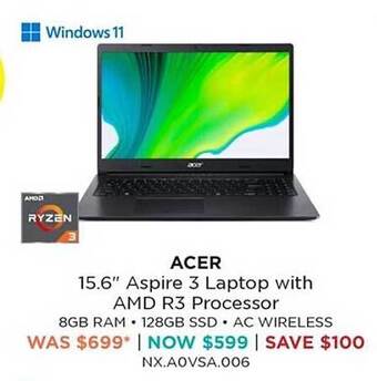 Bing Lee Acer 15.6 offer