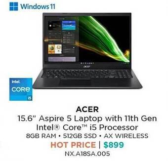 Bing Lee Acer 15.6 offer