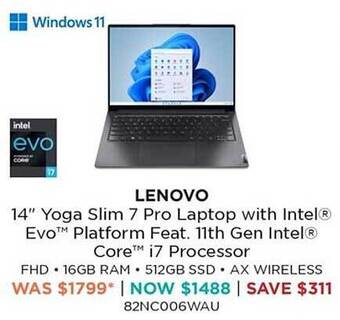 Bing Lee Lenovo 14 offer