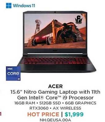 Bing Lee Acer 15.6 offer