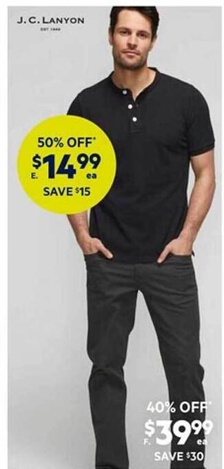 Harris Scarfe J.c.lanyon offer