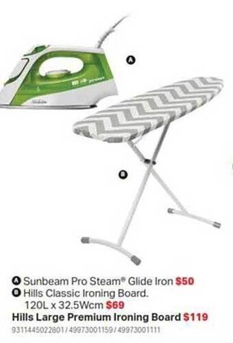 Mitre 10 Hills large premium ironing board offer