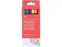 Officeworks Born Aquarelle Brush Markers 6 Pack Primary offer