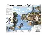 Officeworks Royal & Langnickel Painting By Numbers Village on Water offer