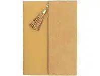 Officeworks Otto Palm B5 Tri-fold Notebook Tan offer
