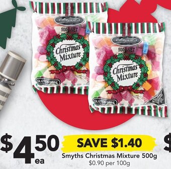 Drakes Smyths Christmas Mixture 500g offer
