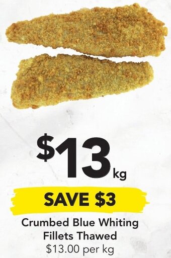 Drakes Crumbed Blue Whiting Fillets Thawed offer