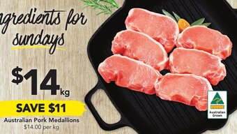 Drakes Australian Pork Medallions offer