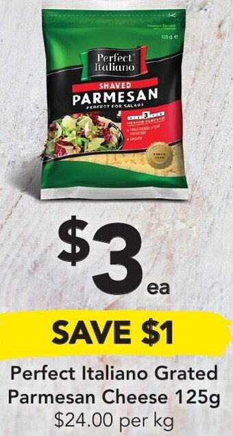 Drakes Perfect Italiano Grated Parmesan Cheese 125g offer