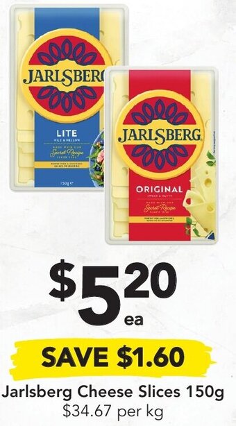 Drakes Jarlsberg Cheese Slices 150g offer