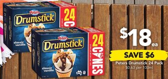 Drakes Peters Drumstick 24 Pack offer