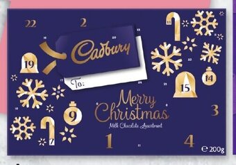 Drakes Cadbury Dairy Milk Advent Calendar 200g offer