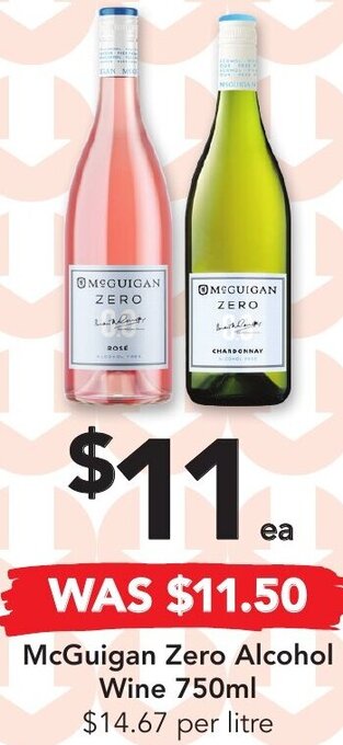 McGuigan Zero Alcohol Wine 750ml