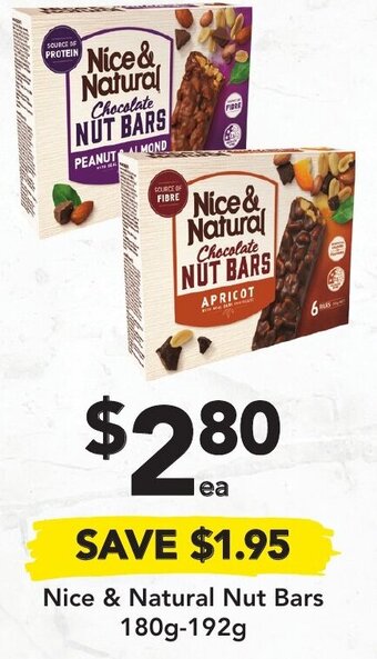 Drakes Nice & Natural Nut Bars 180g-192g offer