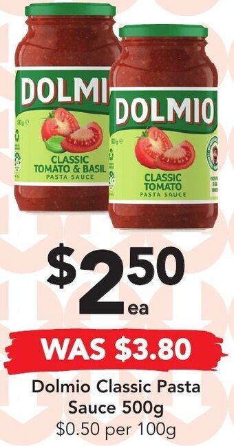 Drakes Dolmio Classic Pasta Sauce 500g offer