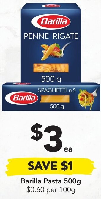 Drakes Barilla Pasta 500g offer