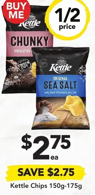 Drakes Kettle Chips 150g-175g offer