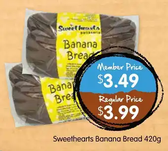 Spudshed Sweethearts Banana Bread 420g offer