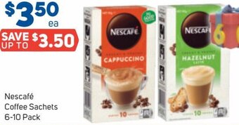 Nescafe Coffee Sachets 6-10 Pack
