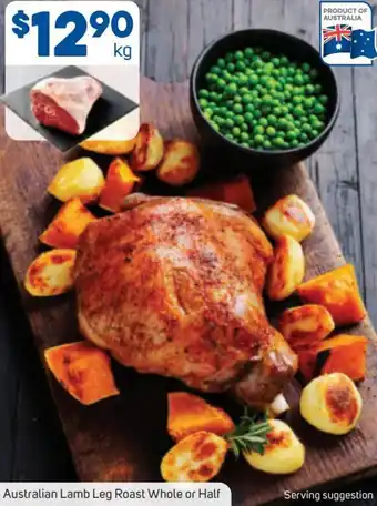 Foodland Australian Lamb Leg Roast Whole Or Half offer