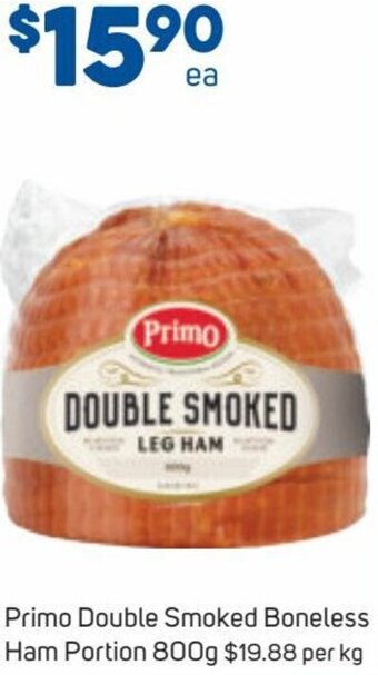 Foodland Primo Double Smoked Boneless Ham Portion 800g offer
