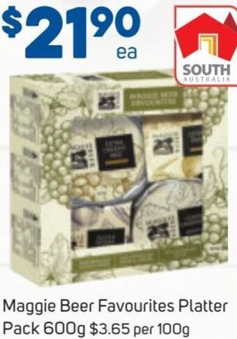 Foodland Maggie Beer Favourites Platter Pack 600g offer