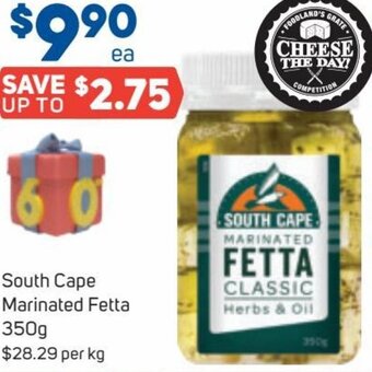 Foodland South Cape Marinated Fetta 350g offer