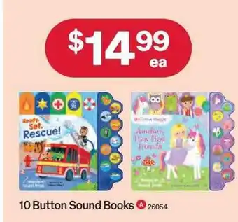 Australia Post 10 button sound books offer