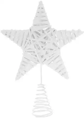 Myer Australian house & garden eucalyptus willow star tree topper in white offer