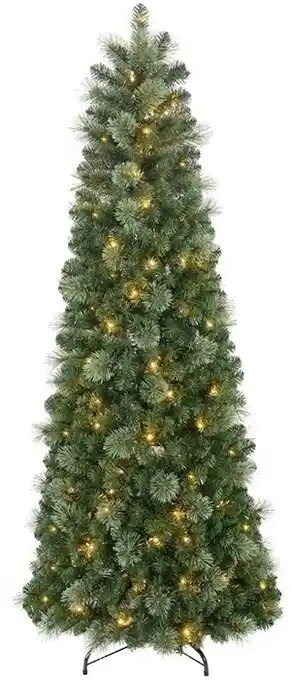 Myer Aurora pre-lit pop-up christmas tree 210cm offer