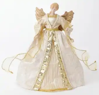 Myer Heirloom evangeline fabric angel tree topper offer