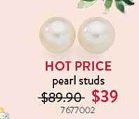 Goldmark Pearl studs offer