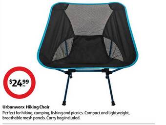 Coles Urbanworx hiking chair offer