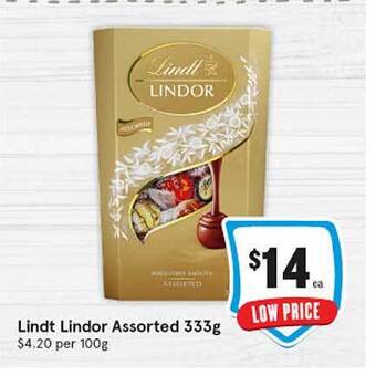 IGA Lindt lindor offer